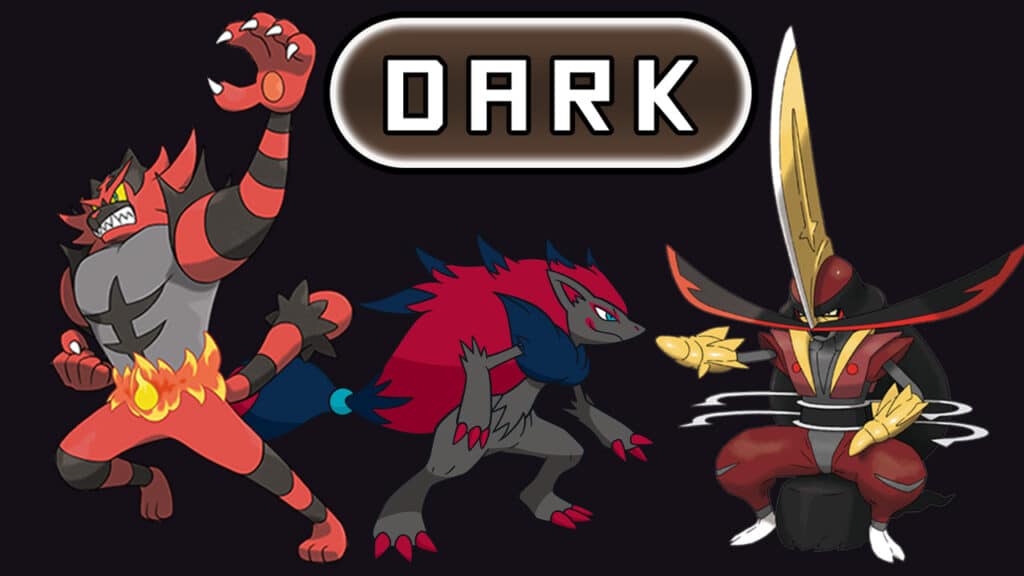Dark type Pokemon Banner