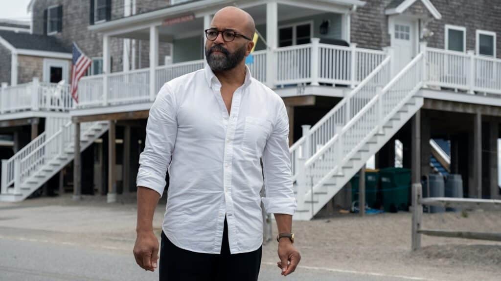 Jeffrey Wright stars as Thelonious "Monk" Ellison in writer/director Cord Jefferson’s AMERICAN FICTION | Image Credit: Orion Pictures Release / Photo credit: Claire Folger © 2023 Orion Releasing LLC. All Rights Reserved.