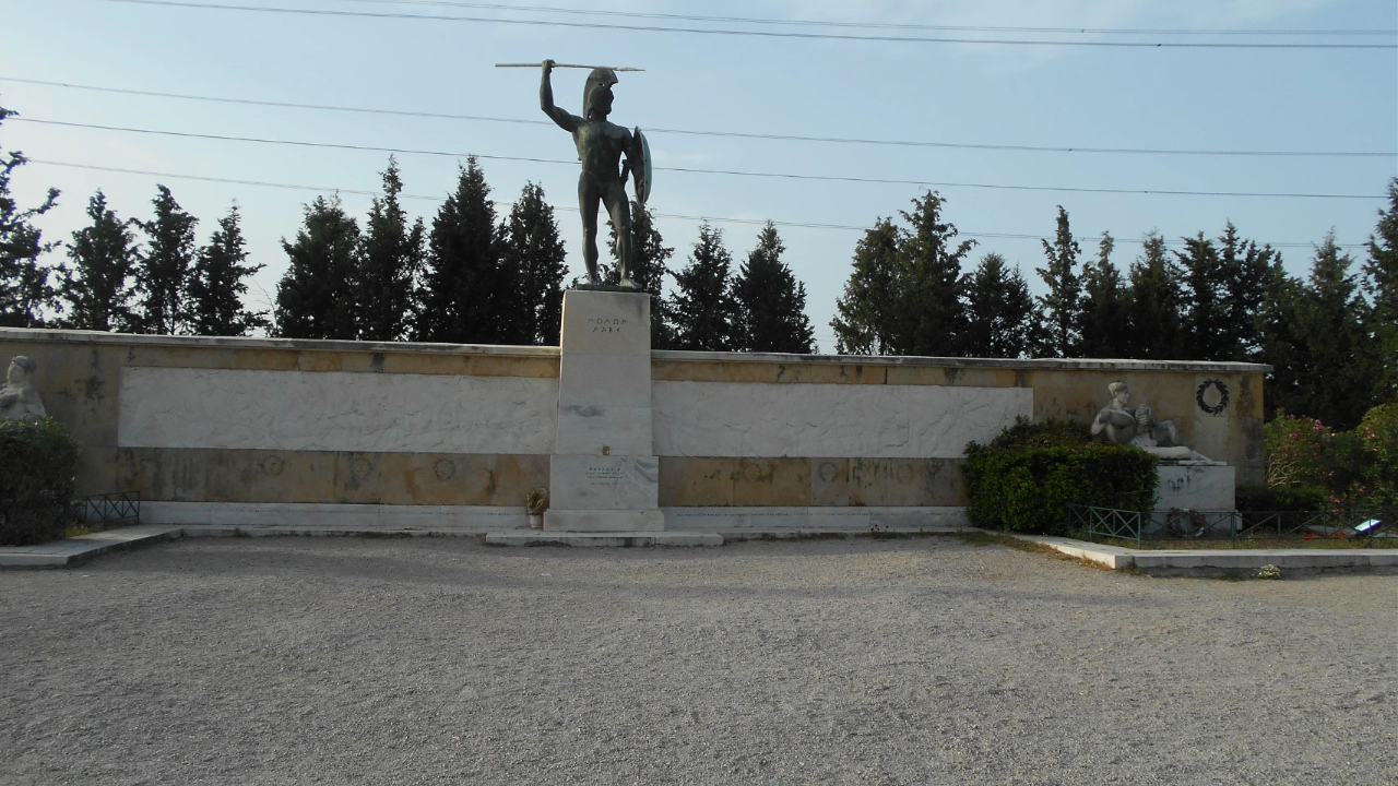 Leonidas-Denkmal Thermopylen aka the Leonidas Monument