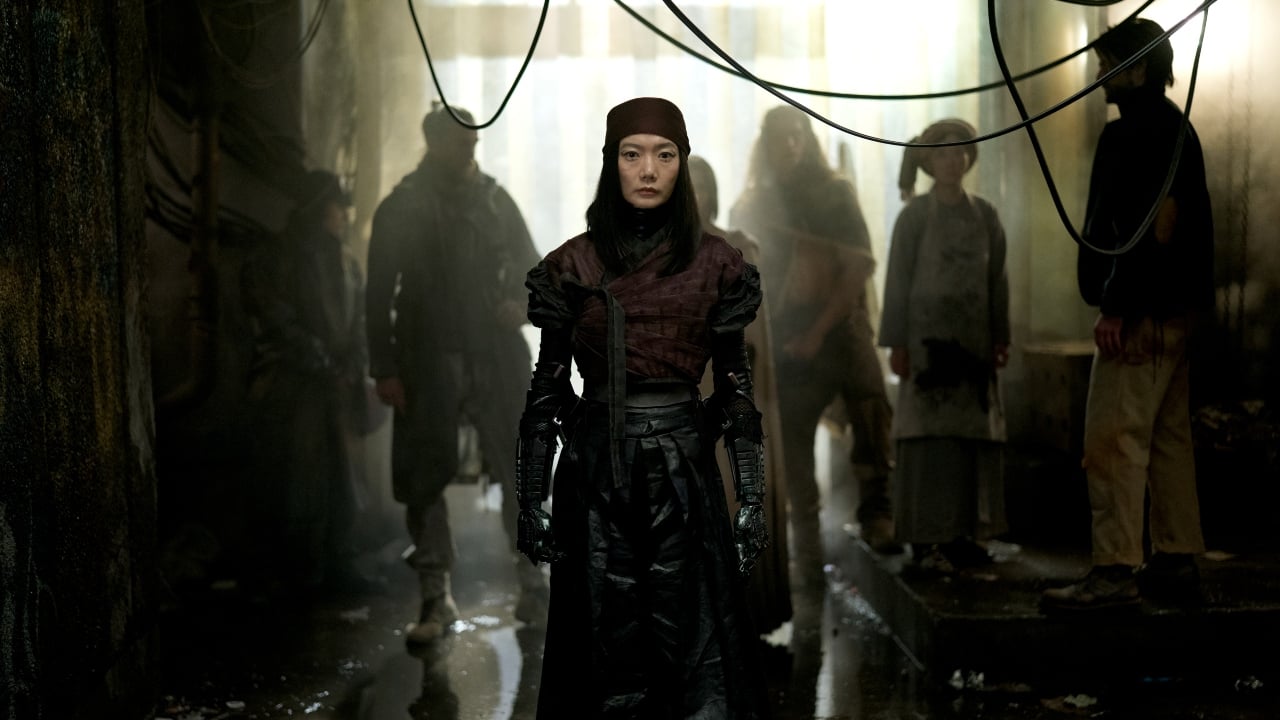 REBEL MOON: (Featured) Doona Bae as Nemesis in Rebel Moon. Cr. Clay Enos/Netflix © 2023