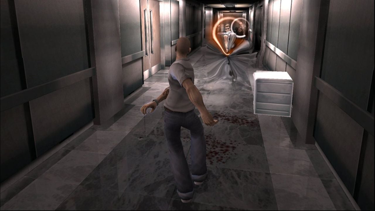Gameplay screenshot from Second Sight (2004).