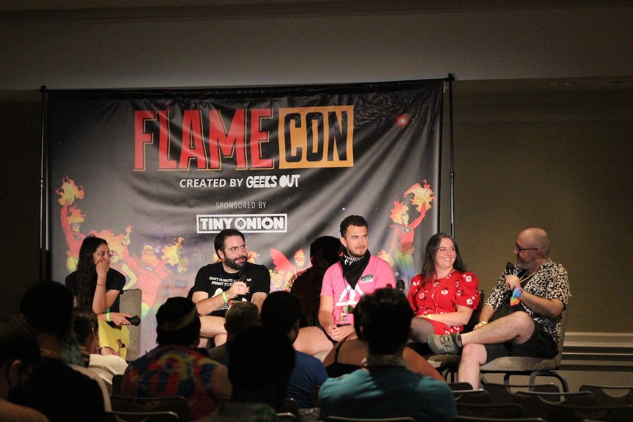 Spolight Panel at Flame Con.