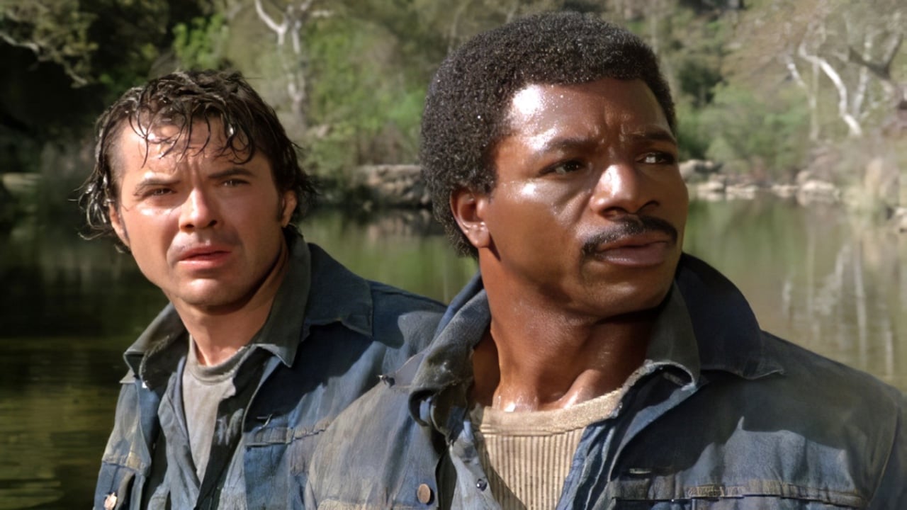 Carl Weathers and Robert Urich in The Defiant Ones (1986)